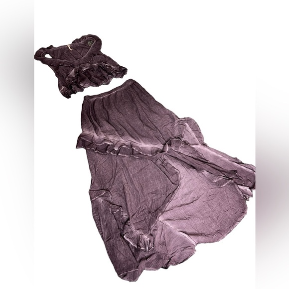 NWOT Free People If Only Set Boho Maxi Skirt - Picture 4 of 13